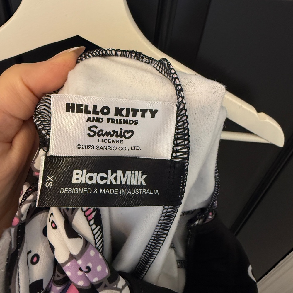 Blackmilk clothing x kuromi hello kitty overalls pants size XS rare style - Picture 3 of 4